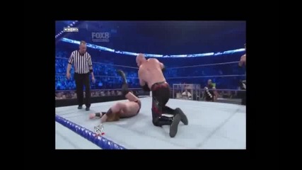 Big Show & Kane vs Justin Gabriel & Heath Slater - Wwe Tag Team Championship, Wwe Smackdown 22.04.11