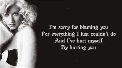 Christina Aguilera - Hurt Lyrics Video