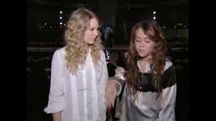 Taylor Swift And Miley Cyrus Interview