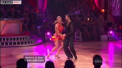 Dancing With The Stars Us - Салса - Natalie & Alec 