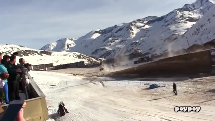 Guerlain Chicherit Jump for world record but crash
