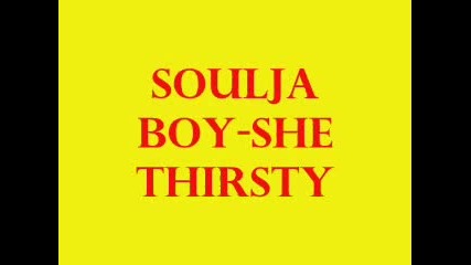 Soulja Boy Tellem-she Thirsty
