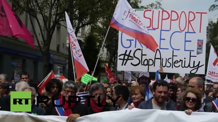 France: Leftists mobilise for Syriza as emergency EU meeting looms
