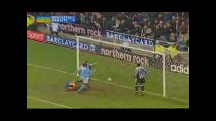 Newcastle - Man City 3:0 Alan Goal