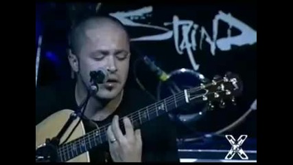 Staind featuring. Fred Durst ( Limp Bizkit ) - Outside [ Acoustic Live с Превод ]