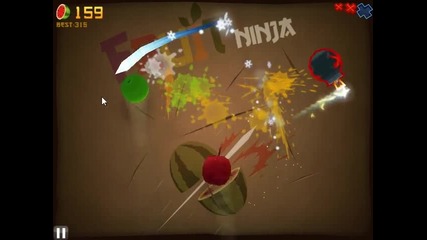 Fruit Ninja: Classic Mode My gameplay