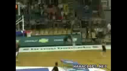 Акробатични изпълнения на Баскетболисти 