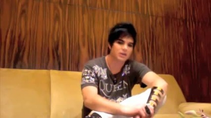 Adam Lambert Singapore Interview (part 3 of 3)