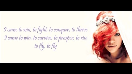 Nicki Minaj Feat. Rihanna - Fly ( Lyrics Video )