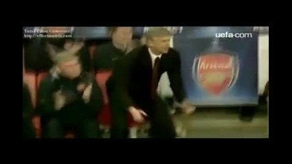 Венгер танцува след гол на Арсенал 