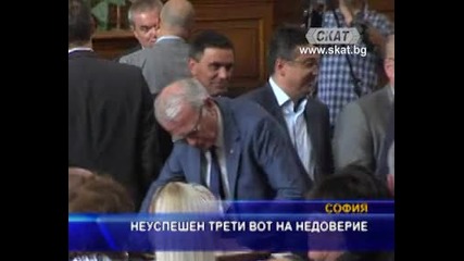 Трети вот на недоверие към кабинета Борисов