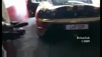 Gold Ferrari 430 Scuderia