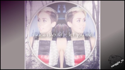 I never meant to start a war + Justin & Miley (описание)