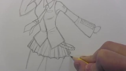 How to Draw Hatsune Miku Part 1