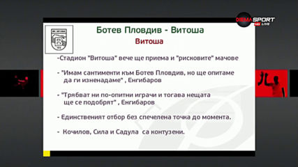 Ботев Пловдив ще търси своята втора победа в efbet Лига