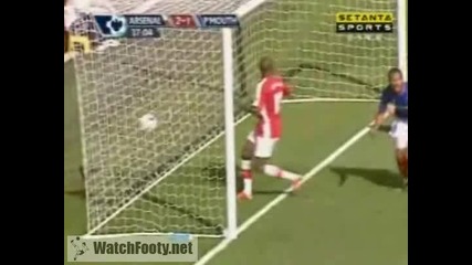 Arsenal 2 vs. Portsmouth 1