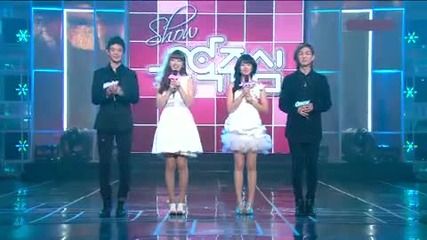 Yuri & Tiffany introduce - New Mcs ~ Music Core (oct. 30.10) 