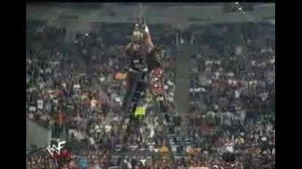 Wwf Summerslam 2000 - Dudley Boyz vs Hardy Boyz vs Edge & Christian ( First Tlc Match in History)