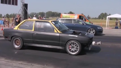 Audi Rs6 600 Hp Vs. Bmw 345i Turbo Drag Race