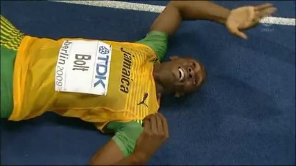 Usain Bolt 19 19 new World Record 200m Berlin 2009 Hq 