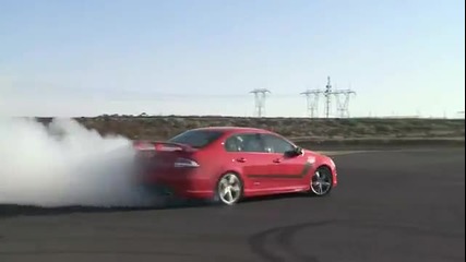 Ken Block and the Stig hooning at Top Gear Magazine Australian cover shoot Hd