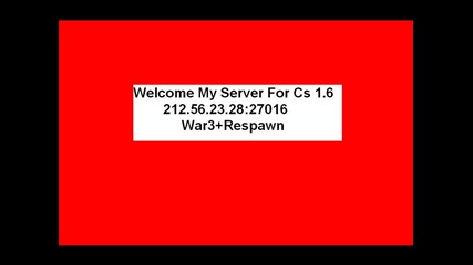 *[cs 1.6 Server]*war3+respawn*