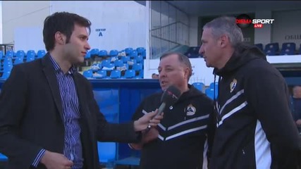 Мнението на Александър Тарханов след победата над Монтана