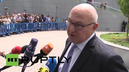 Belgium: Greek debt reduction a "red line" - French FinMin Sapin