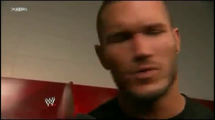 Randy Orton Backstage Interview on Smackdown 26 aout 2011