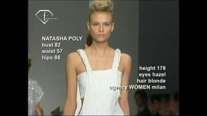 fashiontv Ftv.com - Natasha Poly - Models - S S 09 - Milan 
