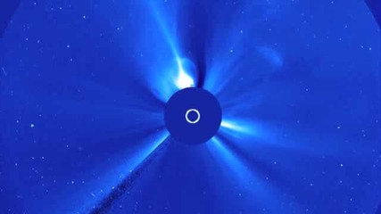 слънчево изригване заснето от Solar Dynamics Observatory на Nasa