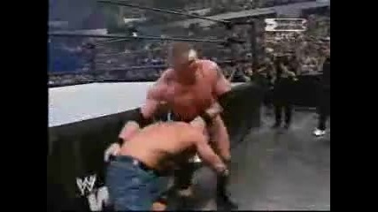 Wwe-брок Леснар vs Джон Сина Backlash 2003