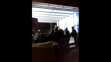 Strahotno video v gr. G. Delchev sus specqlnoto uchastie na Toni Storaro 17.09.2014 g.