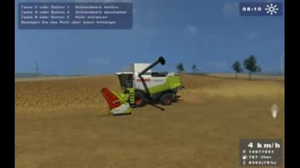 Landwirtschafts simulator 2009 claas lexion 580