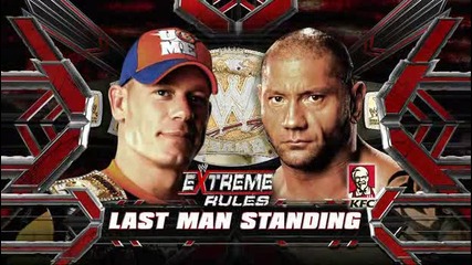 Wwe Extreme Rules 2010 Batista vs John Cena Last Man Standing Promo 