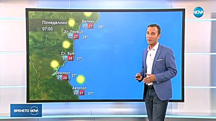Прогноза за времето (13.08.2018 - обедна емисия)
