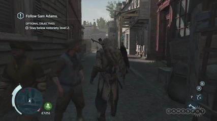 Follow Sam Adams - Assassins Creed 3 Gameplay