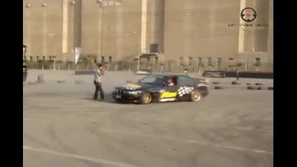Amr Mcgyver Bmw M3 E36 Drift @ Cairo Stadium Auto Cross Track Round 1 - 2010 - Moro Event [hq]