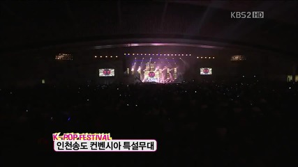 (hd) Aoa - Elvis ~ Music Bank Kpop Festival (31.08.2012)