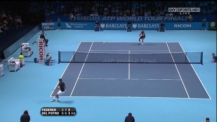 Federer vs Del Potro [hd] 2009 Atp World Tour Finals - Group Stage - (part 2 2)