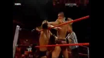 Triple H Vs Randy Orton & Jbl