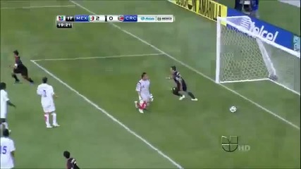 Mexico vs costa rica 2-0 goal jose andres guardado 12.06.2011