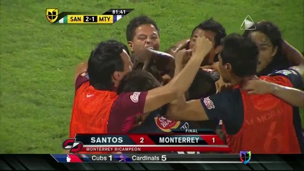 Сантос Лагуна (мекс) - Монтерей (мекс) 2:1 (0:2)