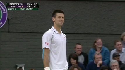 Fan Gives Advice On How To Beat Djokovic At Wimbledon