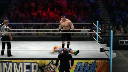 John Cena vs. Brock Lesnar - Summerslam - Wwe 2k14 Simulation