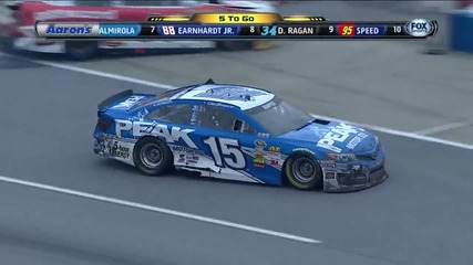 Nascar Crash at Talladega - Kurt Busch flips car at Aaron s 499