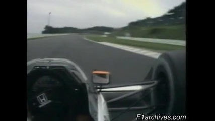 Alain Prost onboard Suzuka 1989