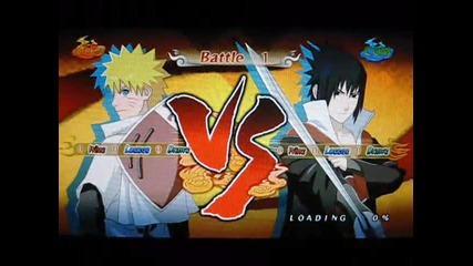 Hokage Naruto v.s Akatsuki Sasuke.