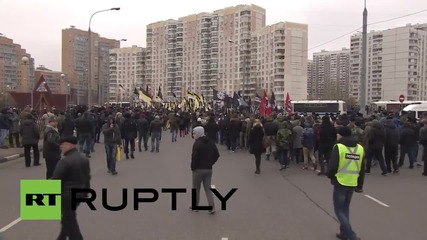 Russia: Nationalists march through Moscow on Unity Day