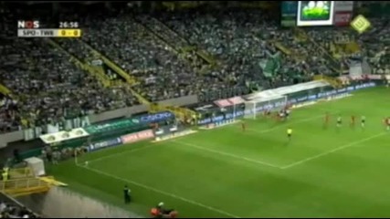 Champions League Sporting - Fc Twente Penalty Moutinho by deso0o10
